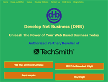 Tablet Screenshot of developnetbusiness.com